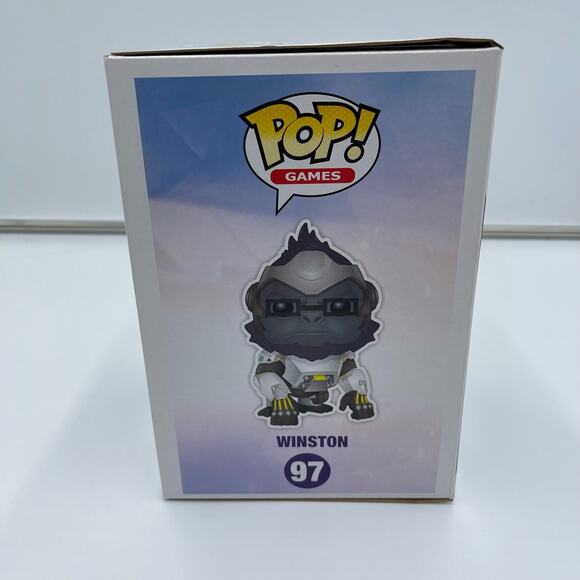 Overwatch Winston Funko Pop Games 6" Vinyl Figure #97 NIB - Picture 4 of 6